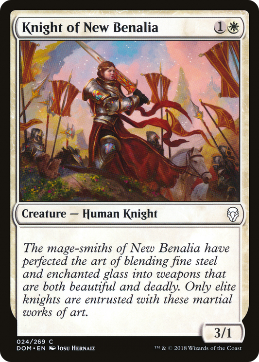 Knight of New Benalia [Dominaria] Foil
