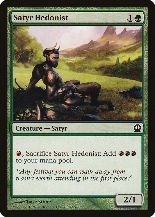 Satyr Hedonist [Theros] Foil