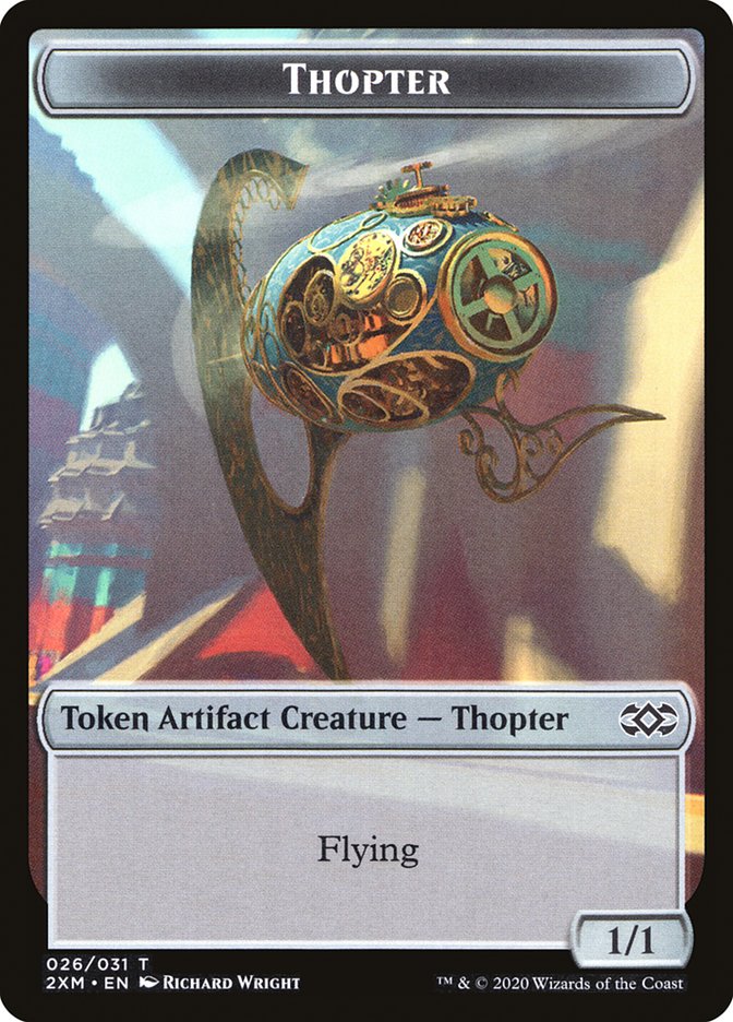 Thopter Token (026/031) [Double Masters Tokens] | Silver Goblin