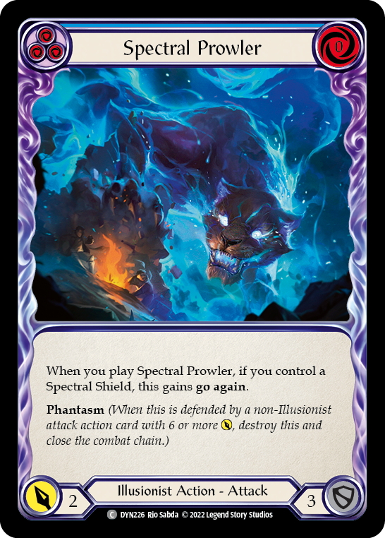 Spectral Prowler (Blue) [DYN226] (Dynasty) | Silver Goblin