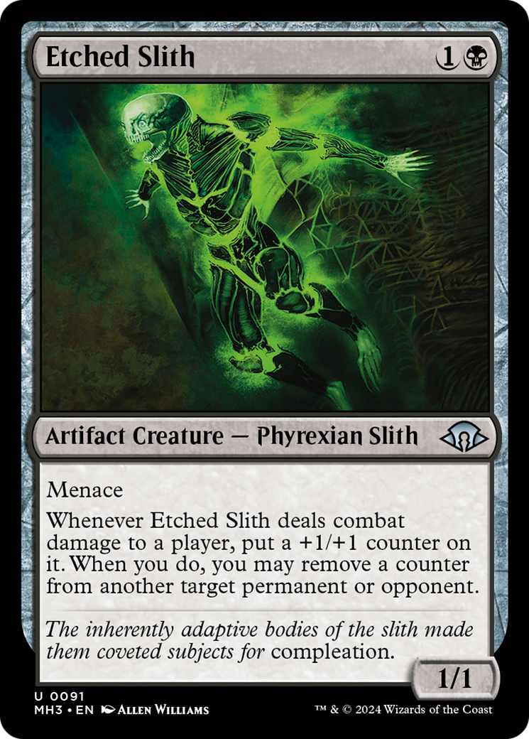 Etched Slith [Modern Horizons 3] | Silver Goblin