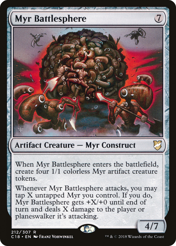 Myr Battlesphere [Commander 2018] | Silver Goblin