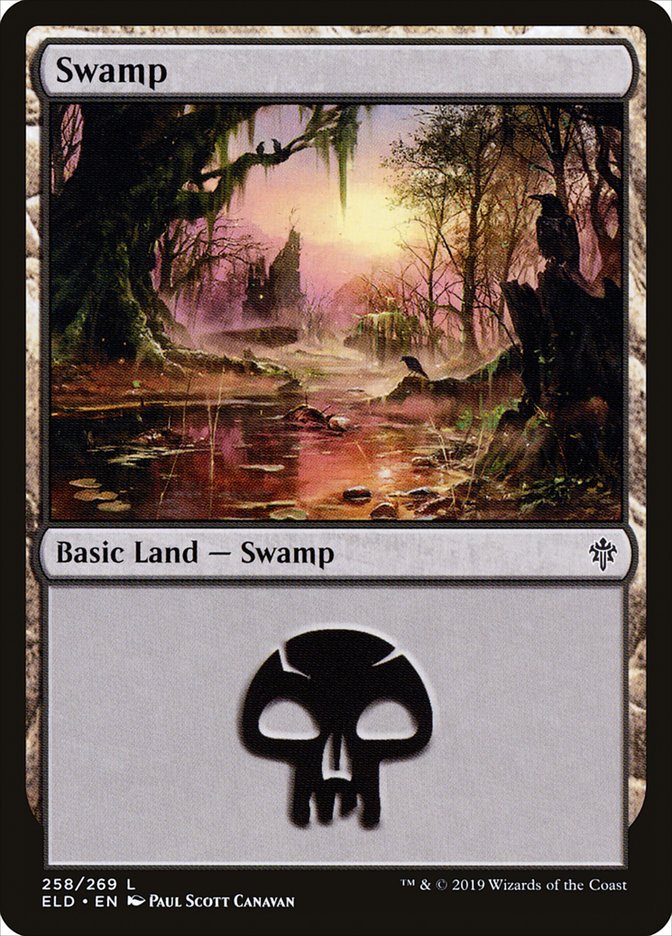 Swamp (258) [Throne of Eldraine] | Silver Goblin