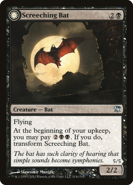 Screeching Bat // Stalking Vampire [Innistrad] Foil