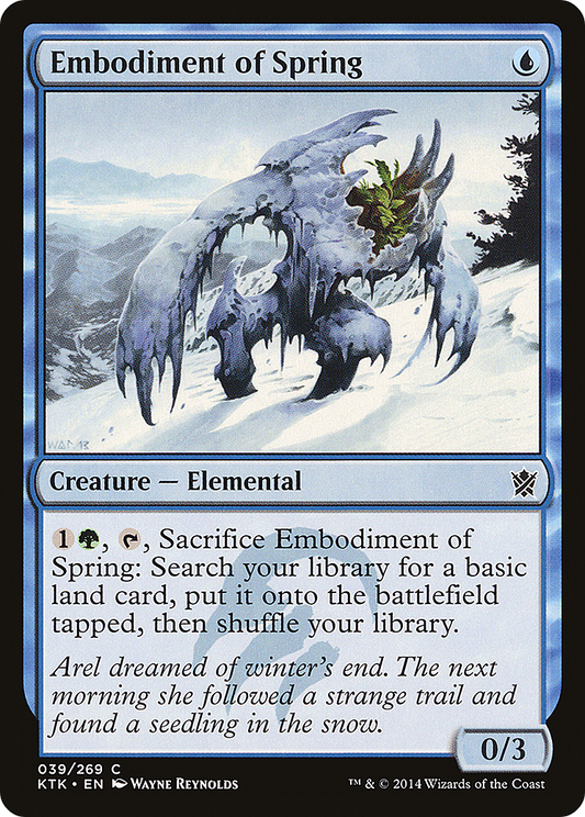 Embodiment of Spring [Khans of Tarkir] Foil