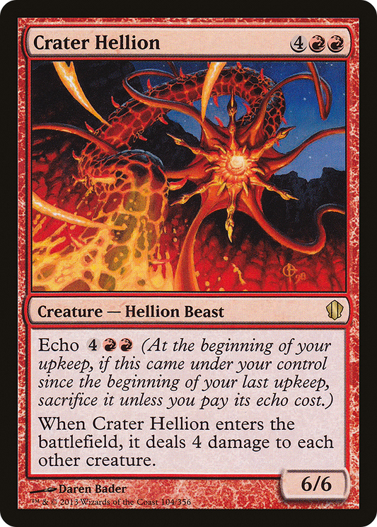 Crater Hellion [Commander 2013]