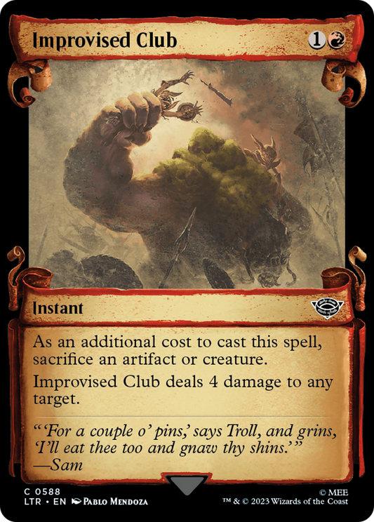 Improvised Club [The Lord of the Rings: Tales of Middle-Earth Showcase Scrolls] Foil