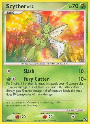 Scyther (46) Reverse Holofoil - Majestic Dawn