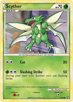 Scyther (65) Reverse Holofoil - Undaunted