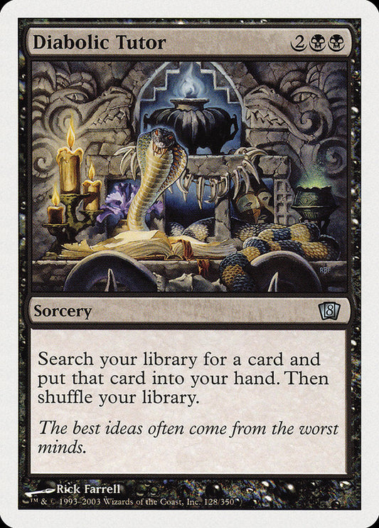 Diabolic Tutor [Eighth Edition] Foil