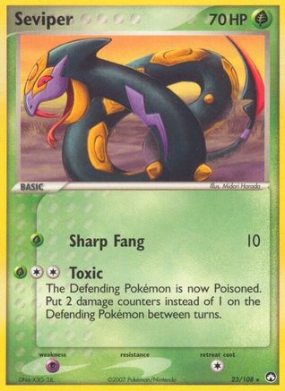 Seviper (23) Reverse Holofoil - Power Keepers