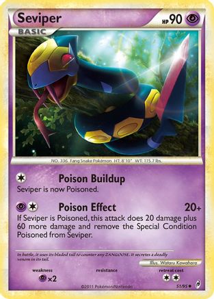 Seviper (51) Reverse Holofoil - Call of Legends