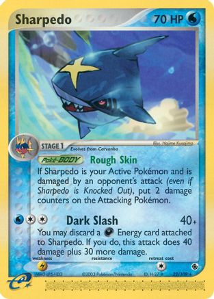 Sharpedo (22/109) [EX: Ruby & Sapphire] Reverse Holofoil