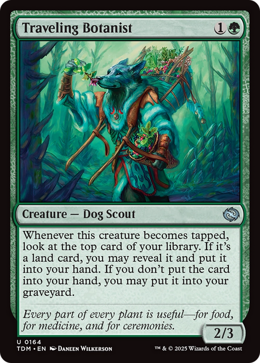 Traveling Botanist (164) Foil - Tarkir: Dragonstorm