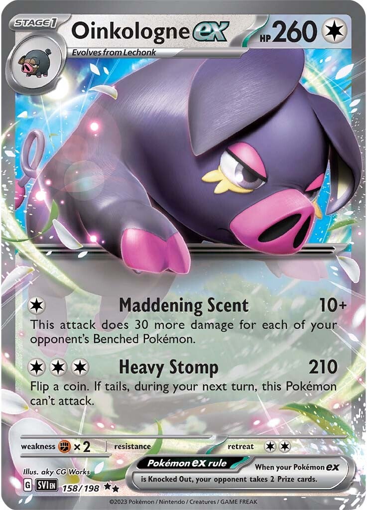 Oinkologne ex (158/198) [Scarlet & Violet: Base Set] | Silver Goblin