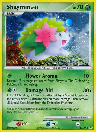 Shaymin (14) Reverse Holofoil - Platinum