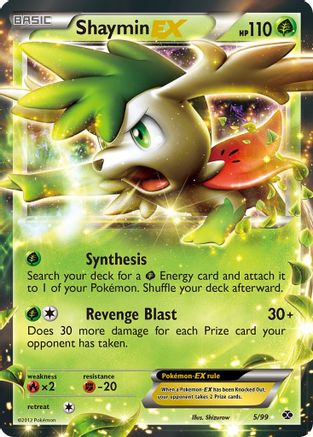 Shaymin EX (5) Holofoil - Next Destinies