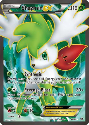 Shaymin EX (Full Art) (94) Holofoil - Next Destinies
