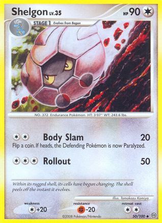 Shelgon (50) Reverse Holofoil - Stormfront