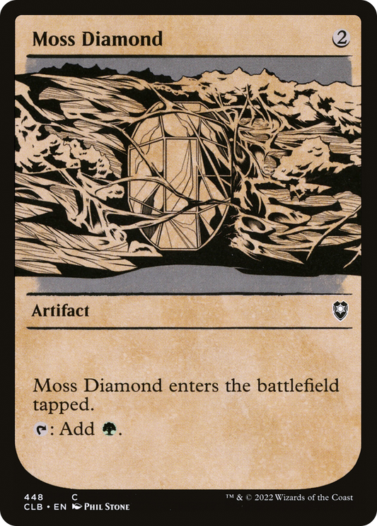Moss Diamond (Showcase) [Commander Legends: Battle for Baldur's Gate] Foil