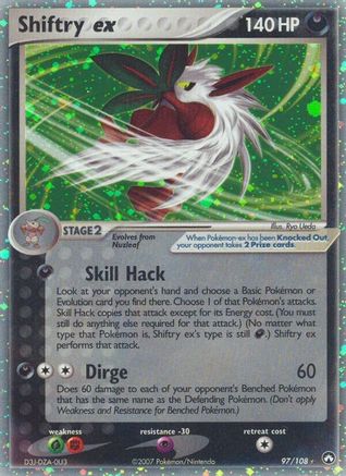 Shiftry ex (97) Holofoil - Power Keepers