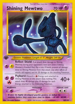 Shining Mewtwo (109) 1st Edition Holofoil - Neo Destiny