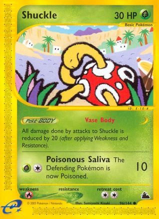 Shuckle (96) Reverse Holofoil - Skyridge