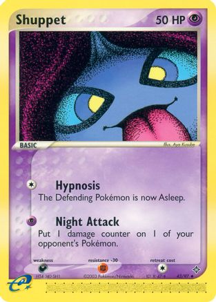 Shuppet (43) Reverse Holofoil - Dragon