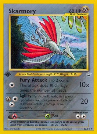 Skarmory (23/64) [Neo Revelation 1st Edition] | Silver Goblin