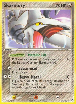 Skarmory (26) Reverse Holofoil - Deoxys