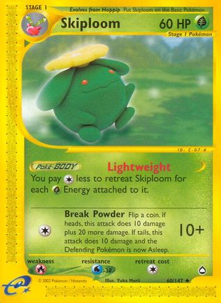 Skiploom (60) Reverse Holofoil - Aquapolis