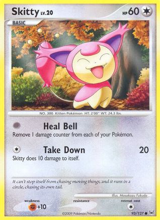 Skitty (93) Reverse Holofoil - Platinum