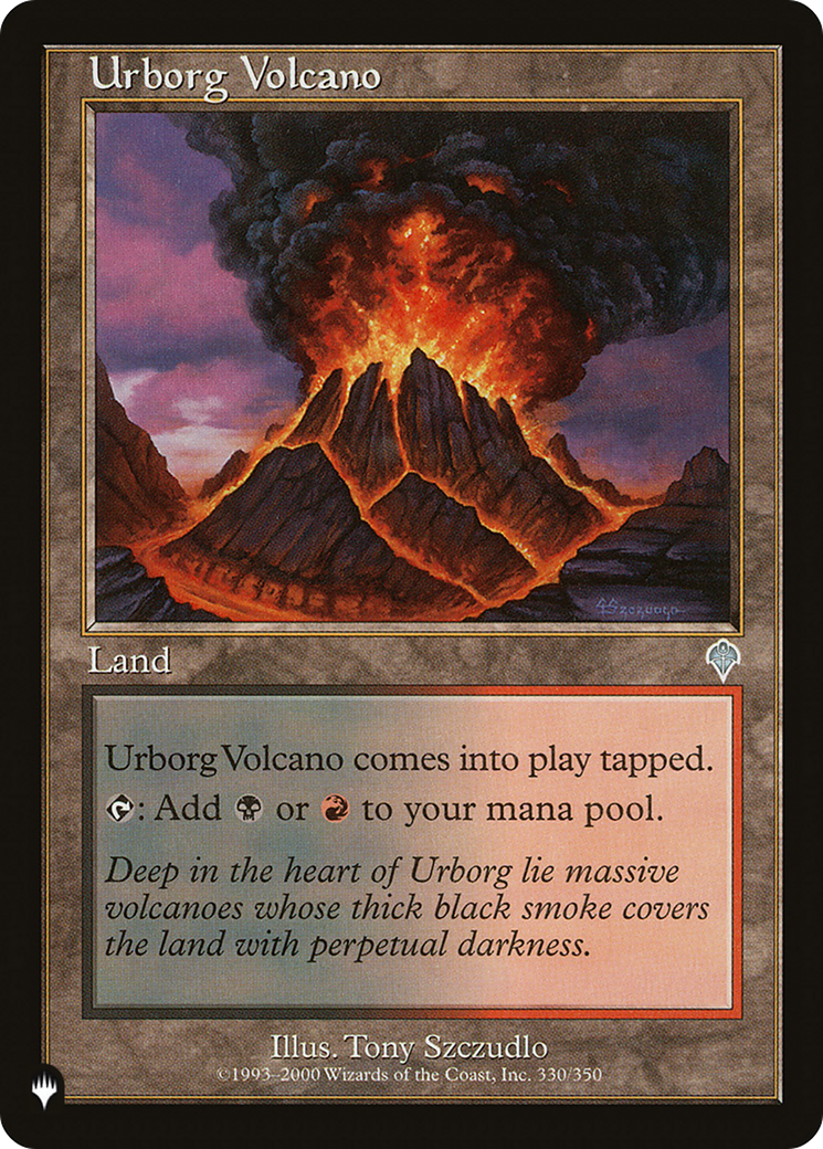 Urborg Volcano [The List Reprints] | Silver Goblin