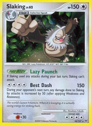 Slaking (16/127) [Platinum: Base Set] | Silver Goblin