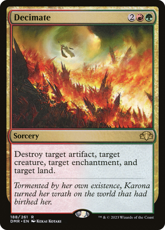 Decimate [Dominaria Remastered] Foil