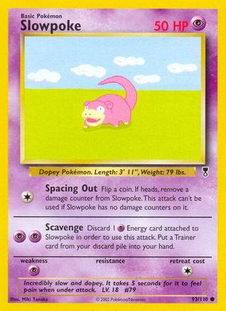 Slowpoke (93) Reverse Holofoil - Legendary Collection
