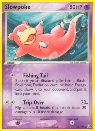 Slowpoke (72) Reverse Holofoil - Unseen Forces