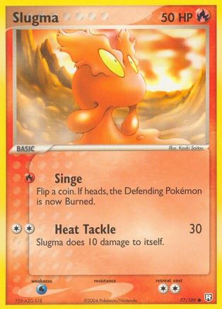 Slugma (77) Reverse Holofoil - Team Rocket Returns