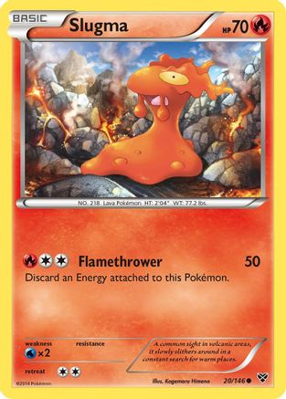 Slugma (20) Reverse Holofoil - XY Base Set
