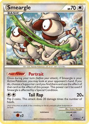 Smeargle (21/95) [HeartGold & SoulSilver: Call of Legends] | Silver Goblin