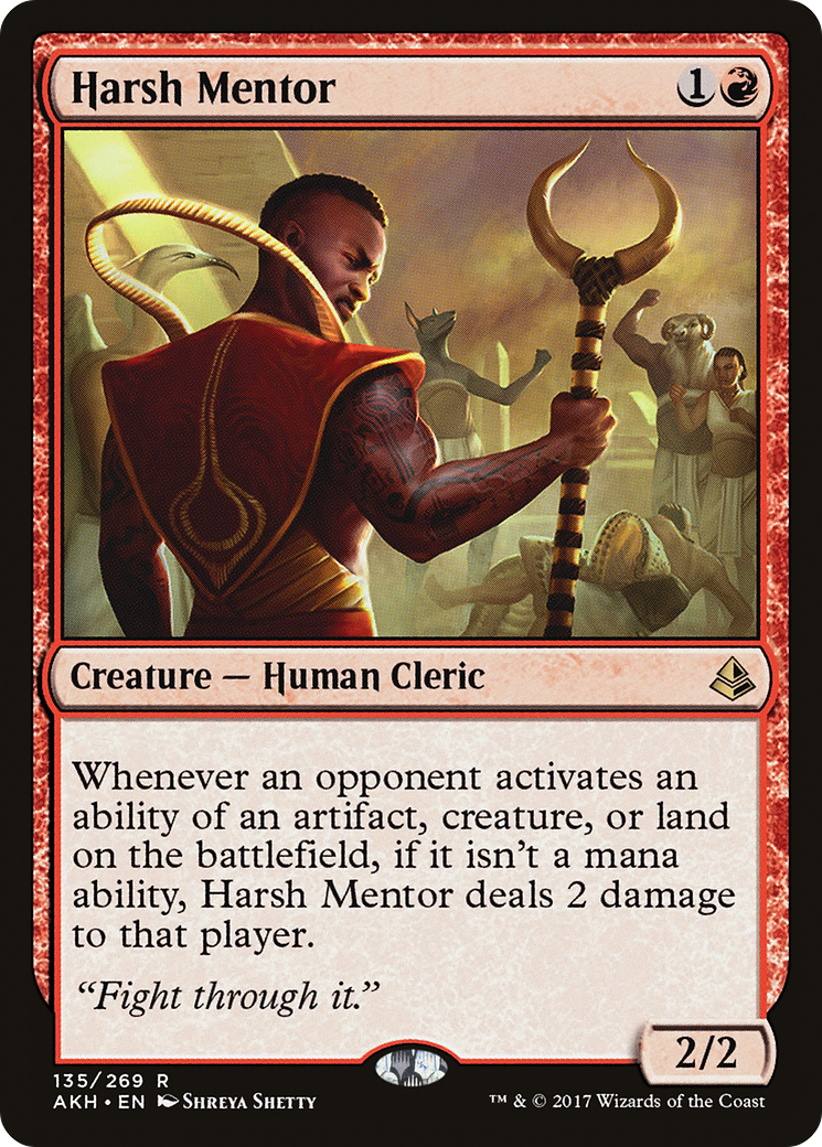 Harsh Mentor [Amonkhet] Foil