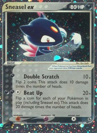 Sneasel ex (103/109) [EX: Ruby & Sapphire] | Silver Goblin