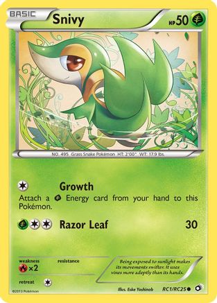 Snivy (RC1/RC25) [Black & White: Legendary Treasures] | Silver Goblin