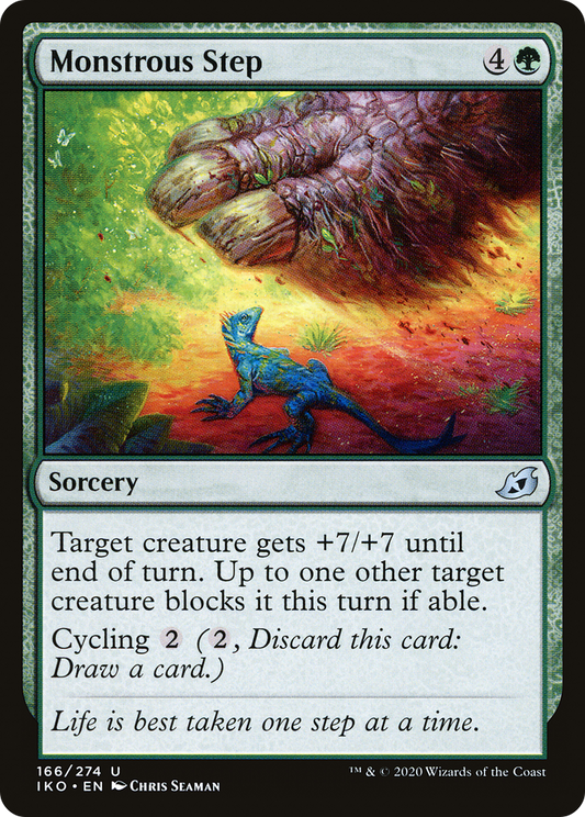 Monstrous Step [Ikoria: Lair of Behemoths] Foil