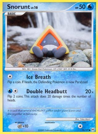 Snorunt (75) Reverse Holofoil - Arceus