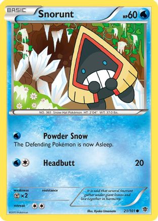 Snorunt (21) Reverse Holofoil - Plasma Blast