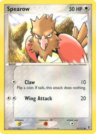 Spearow (81) Reverse Holofoil - FireRed & LeafGreen
