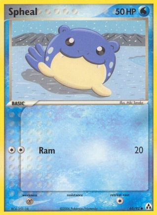Spheal (65) Reverse Holofoil - Legend Maker