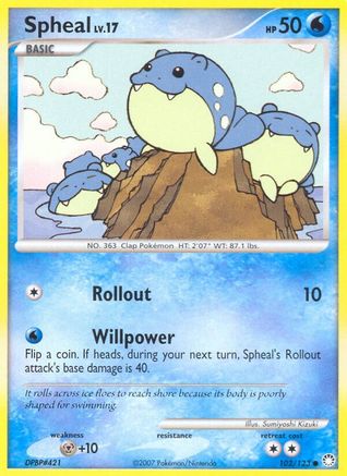 Spheal (102) Reverse Holofoil - Mysterious Treasures