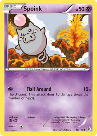 Spoink (59) Reverse Holofoil - Boundaries Crossed